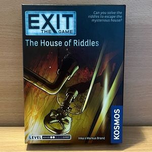 Exit the Game House of Riddles At Home Escape Room Complete w/ All Pieces Kosmos
